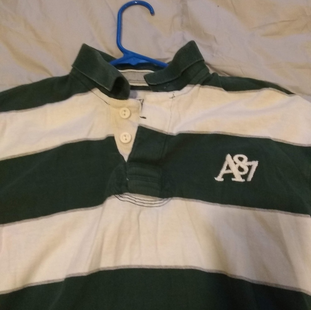 Aeropostale Striped Polo  Shirt - Picture 4 of 10